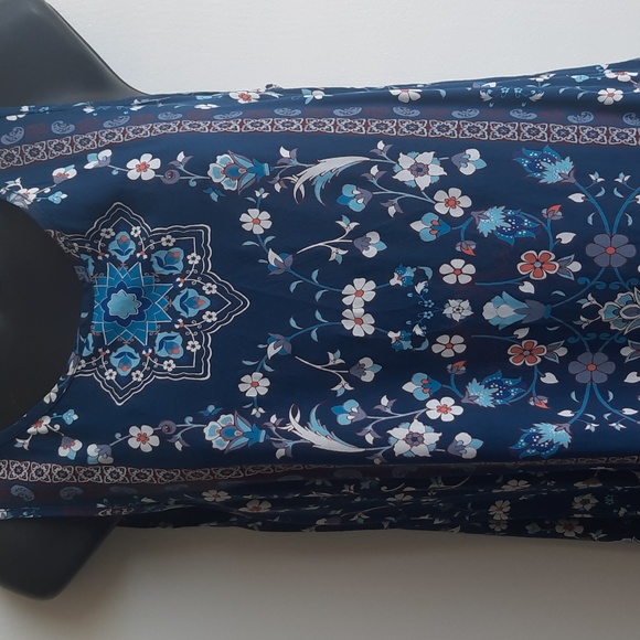 AVENTURA Navy Blue Dress with pockets - Picture 3 of 9